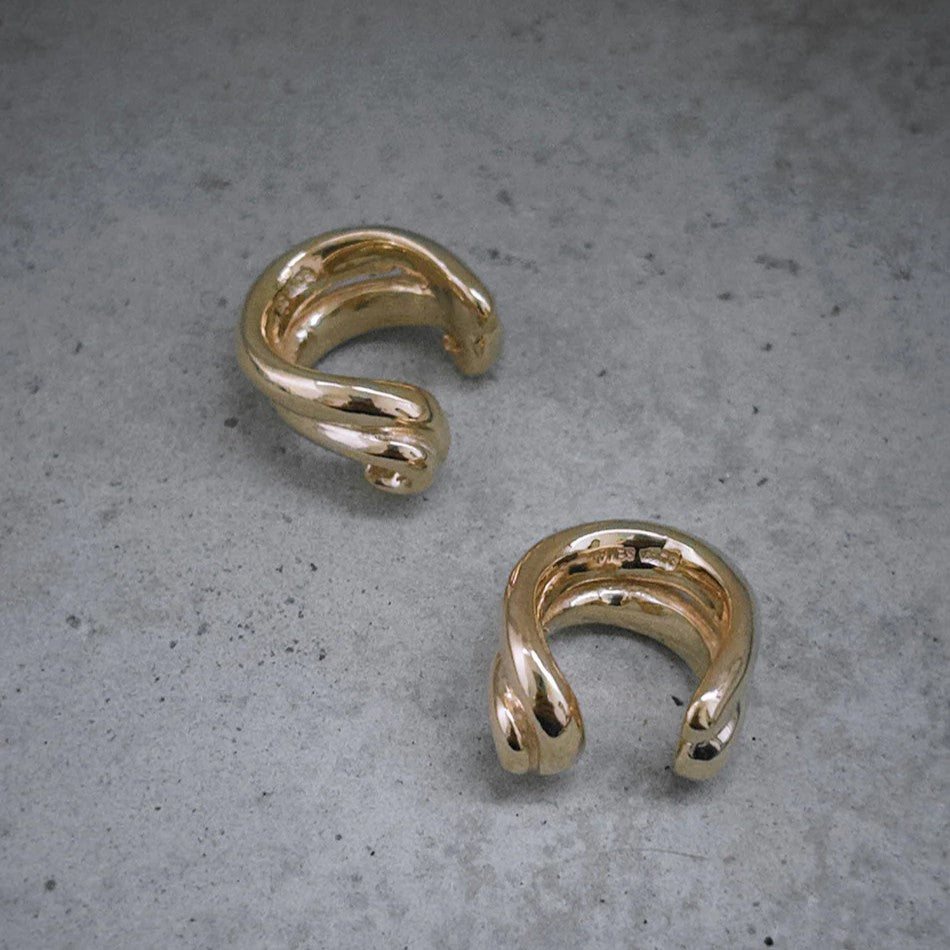 Spiral - Ear Cuff/ Silver , Gold
