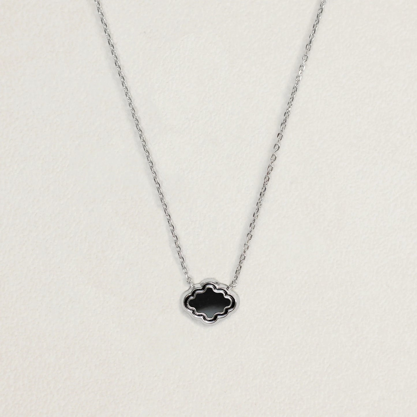 NAVA NECKLACE / Black , Dark Green