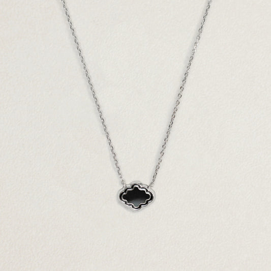 NAVA NECKLACE / Black , Dark Green