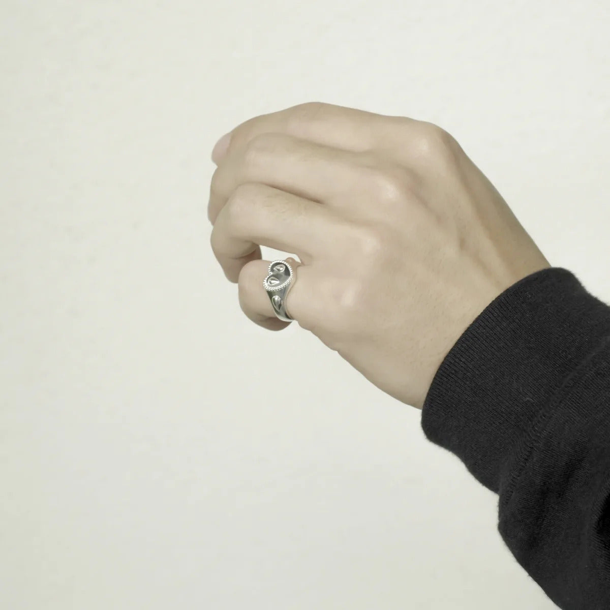 Heart & tears ring