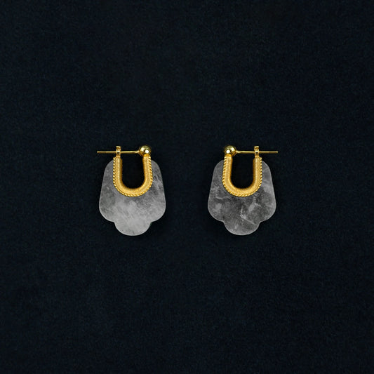 PADMA EARRING（WHITE）