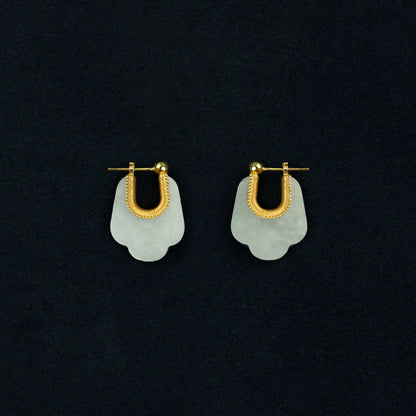 PADMA EARRING（LIGHT GREEN）