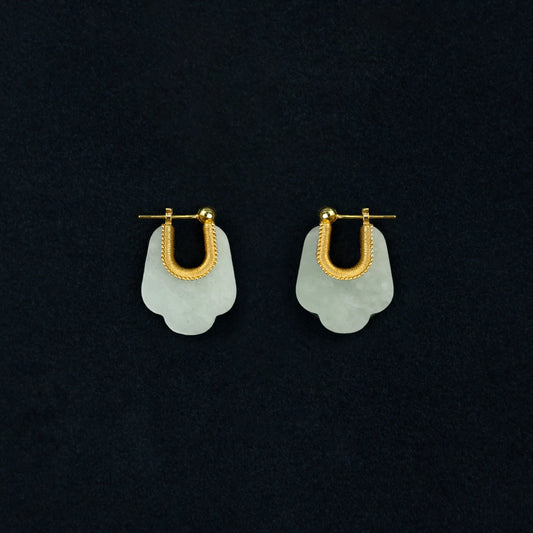 PADMA EARRING（LIGHT GREEN）