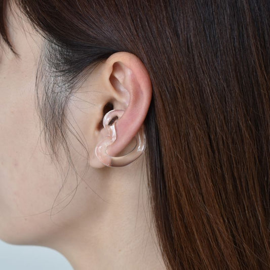 glass ear cuff_heart（片耳）