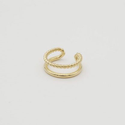 "Duality" ring / SILVER, GOLD