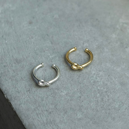 "Knot" ring/ Silver, Gold