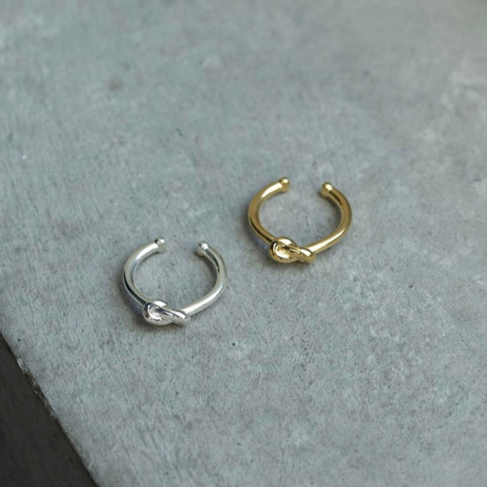 "Knot" ring/ Silver, Gold