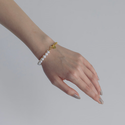 "Pearl" bracelet/ SILVER, GOLD