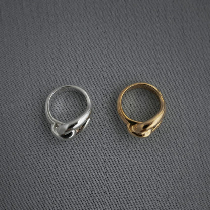 Knot Form -  Ring/ Silver , Gold