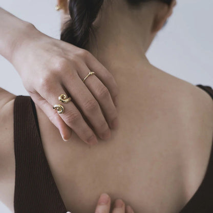 Spiral - Open Ring/ Silver , Gold