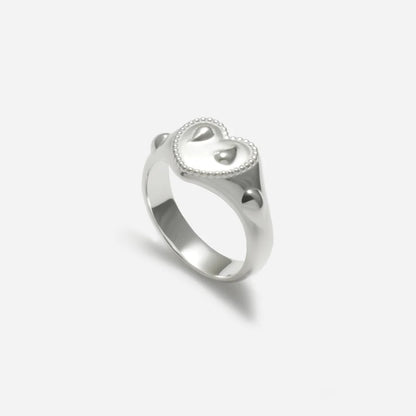 Heart & tears ring
