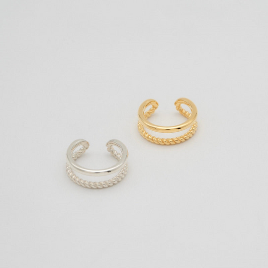 "Duality" ring / SILVER, GOLD