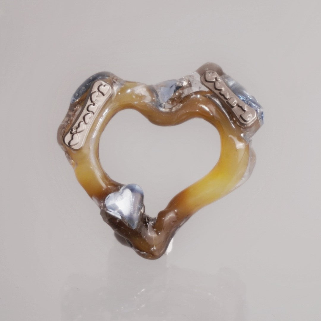 Lab Jelly Heart Ring / 14色