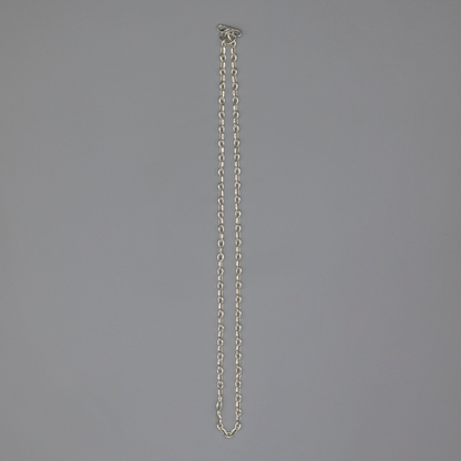 Square space necklace Silver