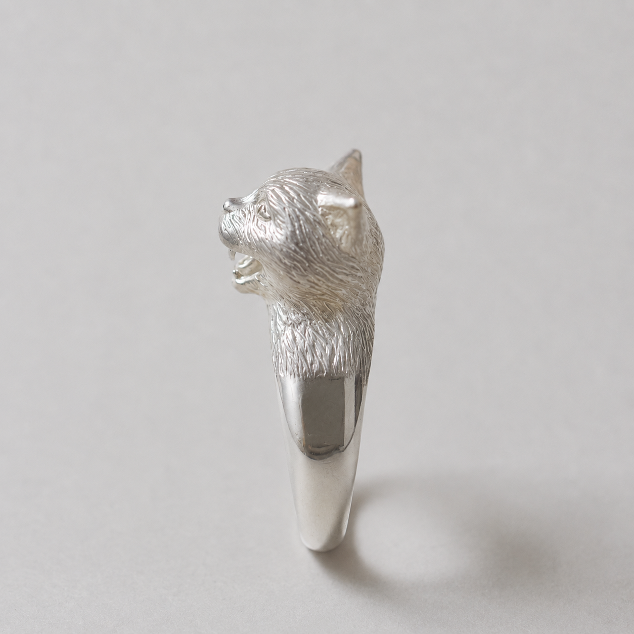 ring　talkative cat face