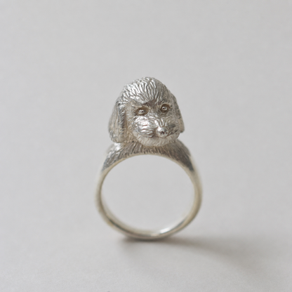 ring poodle face