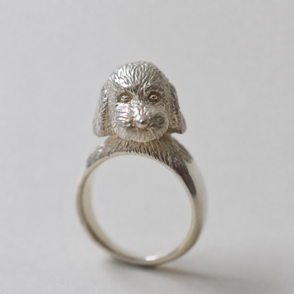 ring poodle face