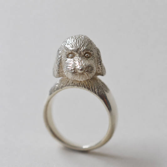 ring poodle face