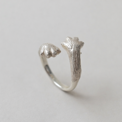 ring talkative cat claw cross