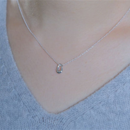 organic circle necklace：サークルネックレス
