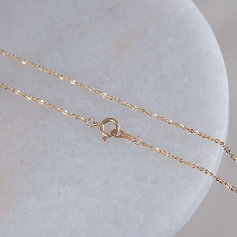 K10yg glitra chain necklace チェーンネックレス
