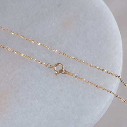 K10yg glitra chain necklace チェーンネックレス