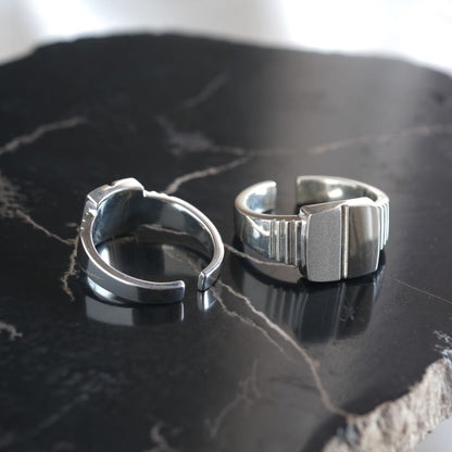 ljós og skuggi ring　シグネットリングL