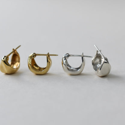 クラウドピアス　（シルバー・ゴールド）