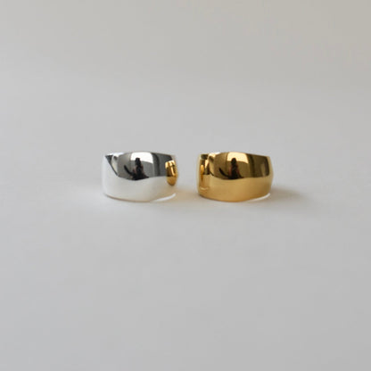 『Double』SILK Ring / Silver, Gold