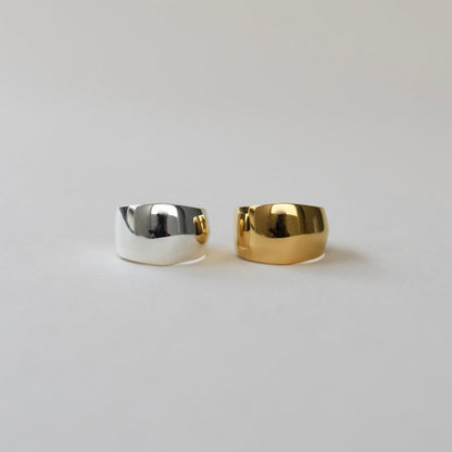 『Double』SILK Ring / Silver, Gold