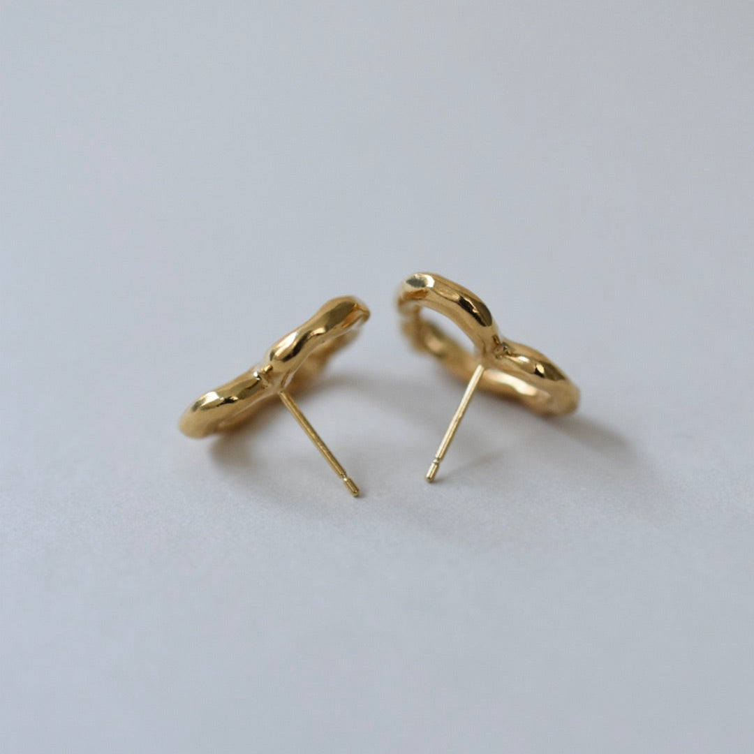 Melt Heart Pierce Mサイズ/ Silver, Gold