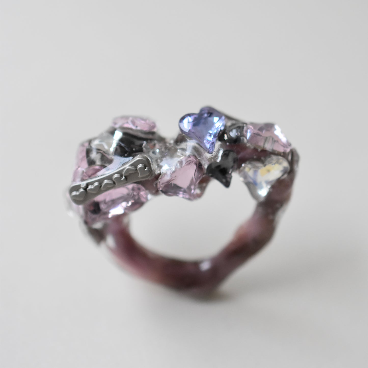 Lab Jelly Heart Ring / 14色