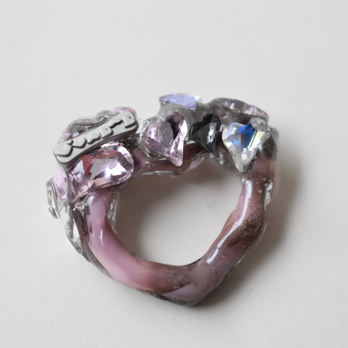 Lab Jelly Heart Ring / 14色