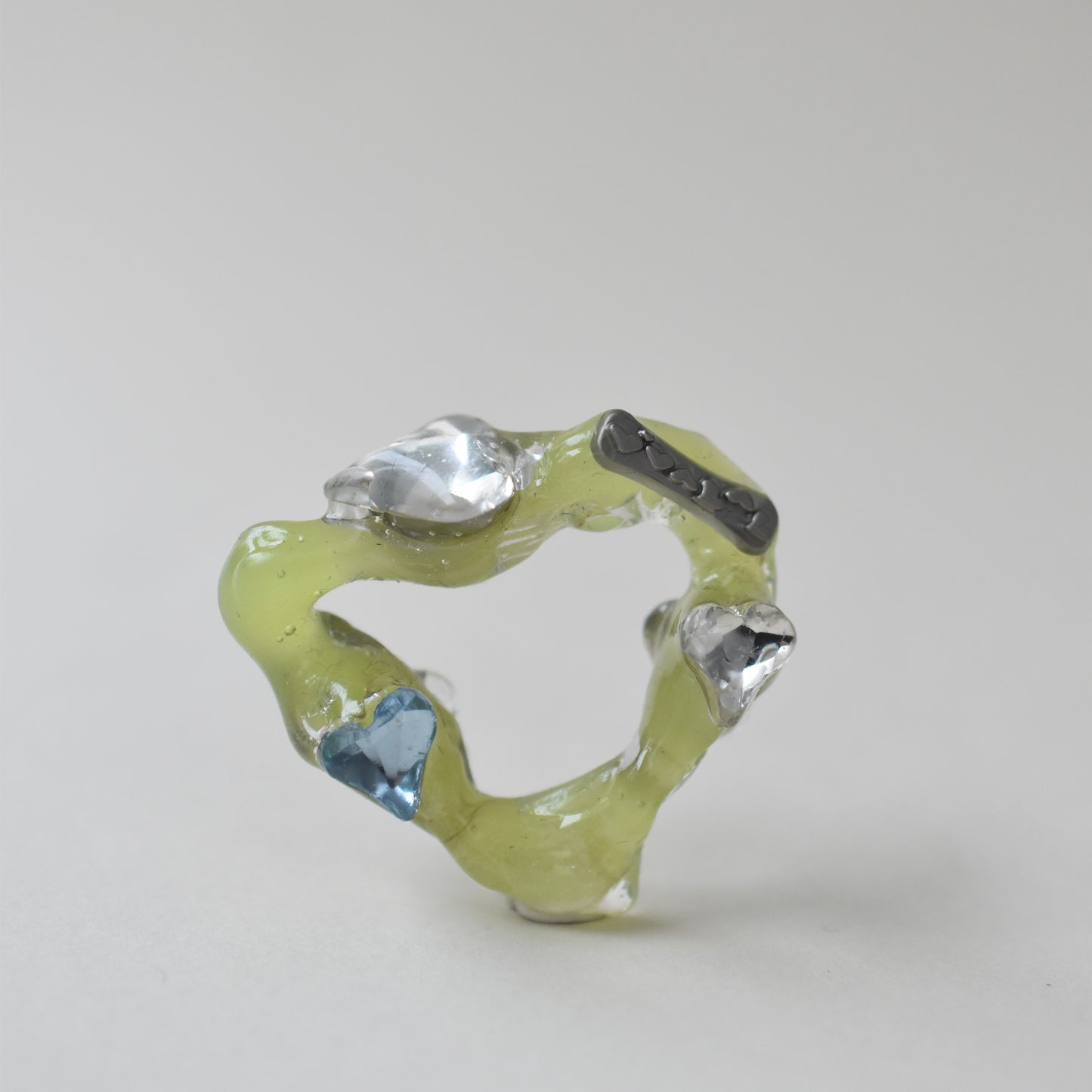 Lab Jelly Heart Ring / 14色