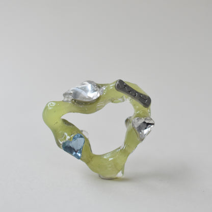 Lab Jelly Heart Ring / 14色
