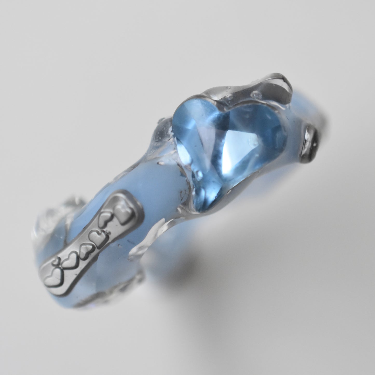 Lab Jelly Heart Ring / 14色