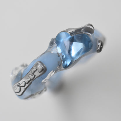 Lab Jelly Heart Ring / 14色