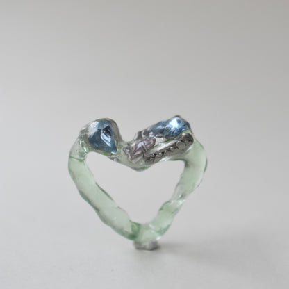Lab Jelly Heart Ring / 14色