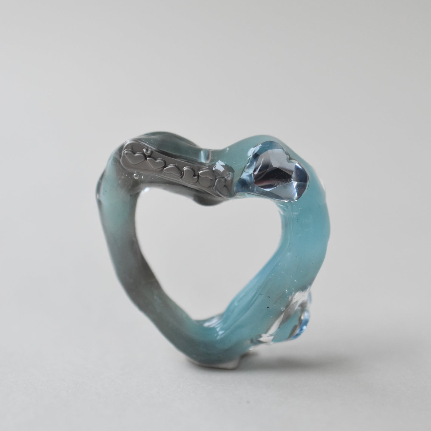Lab Jelly Heart Ring / 14色
