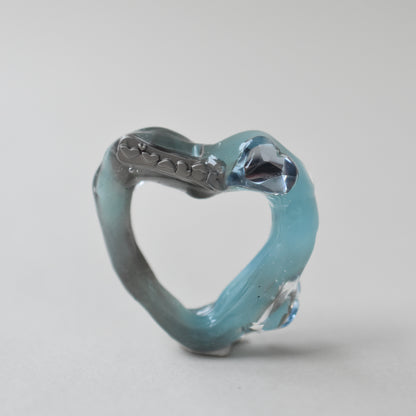 Lab Jelly Heart Ring / 14色