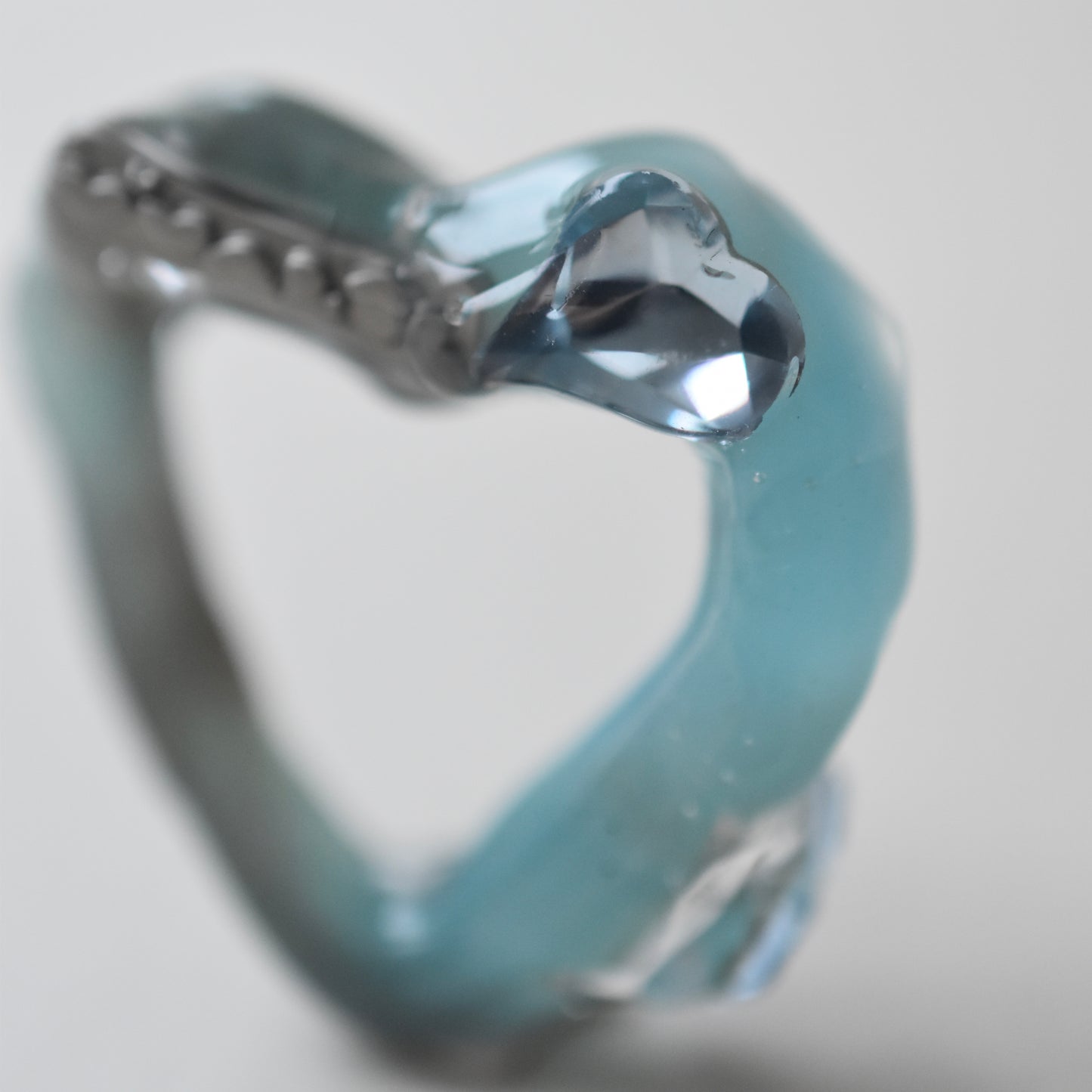 Lab Jelly Heart Ring / 14色