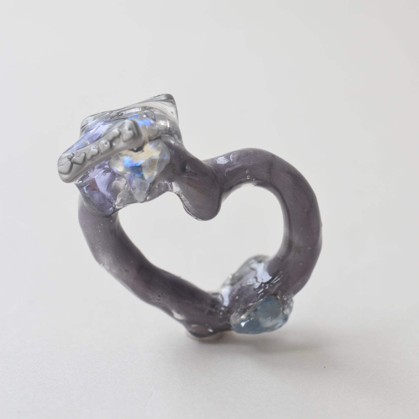 Lab Jelly Heart Ring / 14色