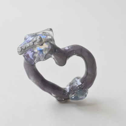 Lab Jelly Heart Ring / 14色