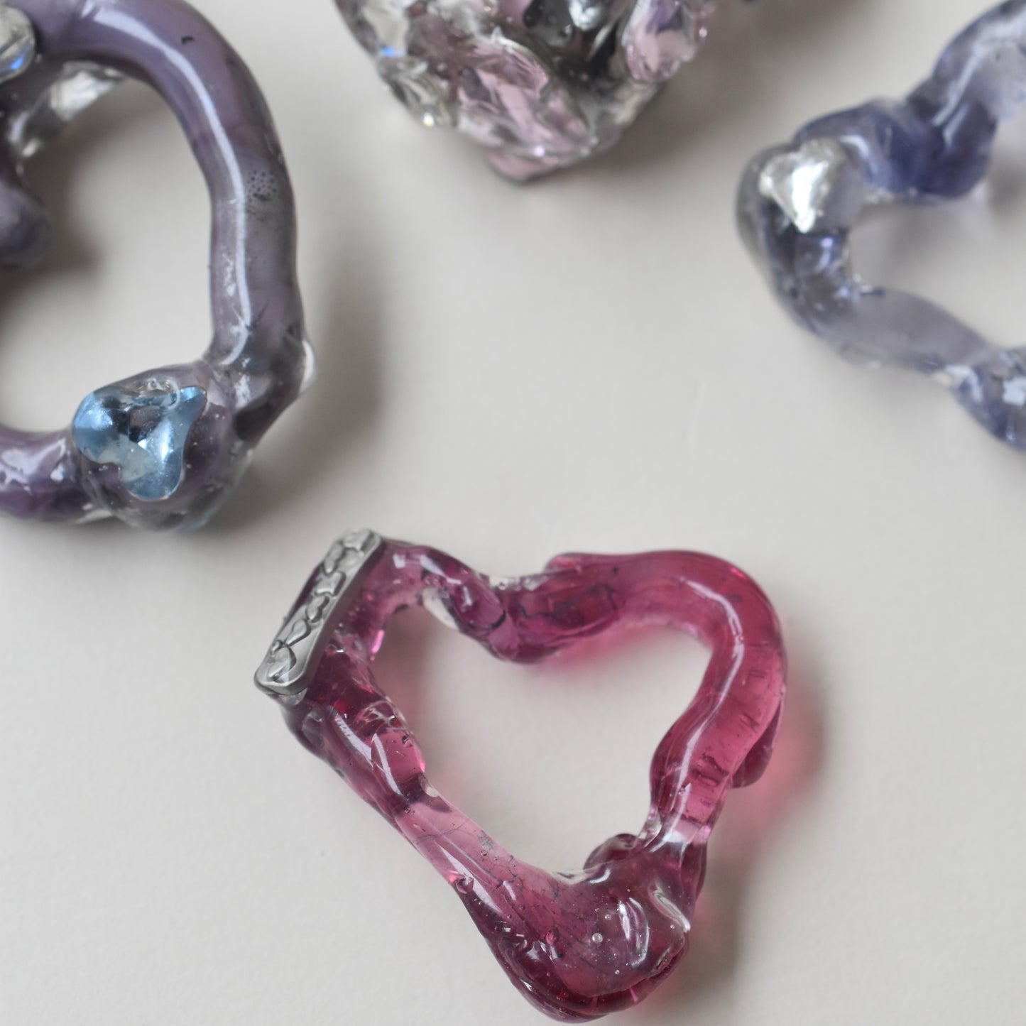 Lab Jelly Heart Ring / 14色
