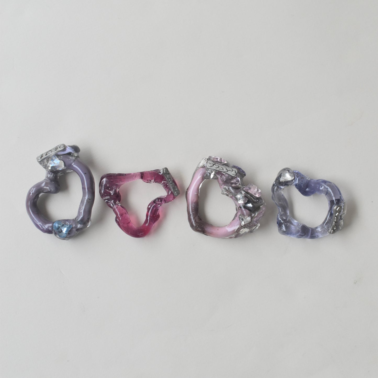 Lab Jelly Heart Ring / 14色