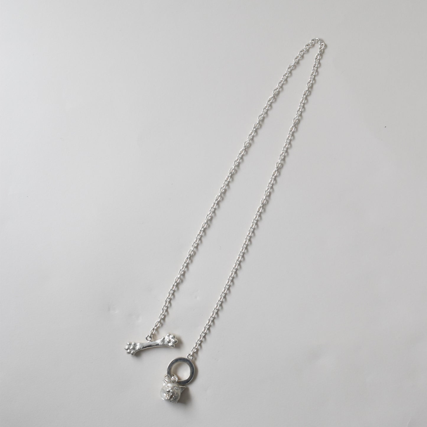 necklace talkative cat face ＆ claw