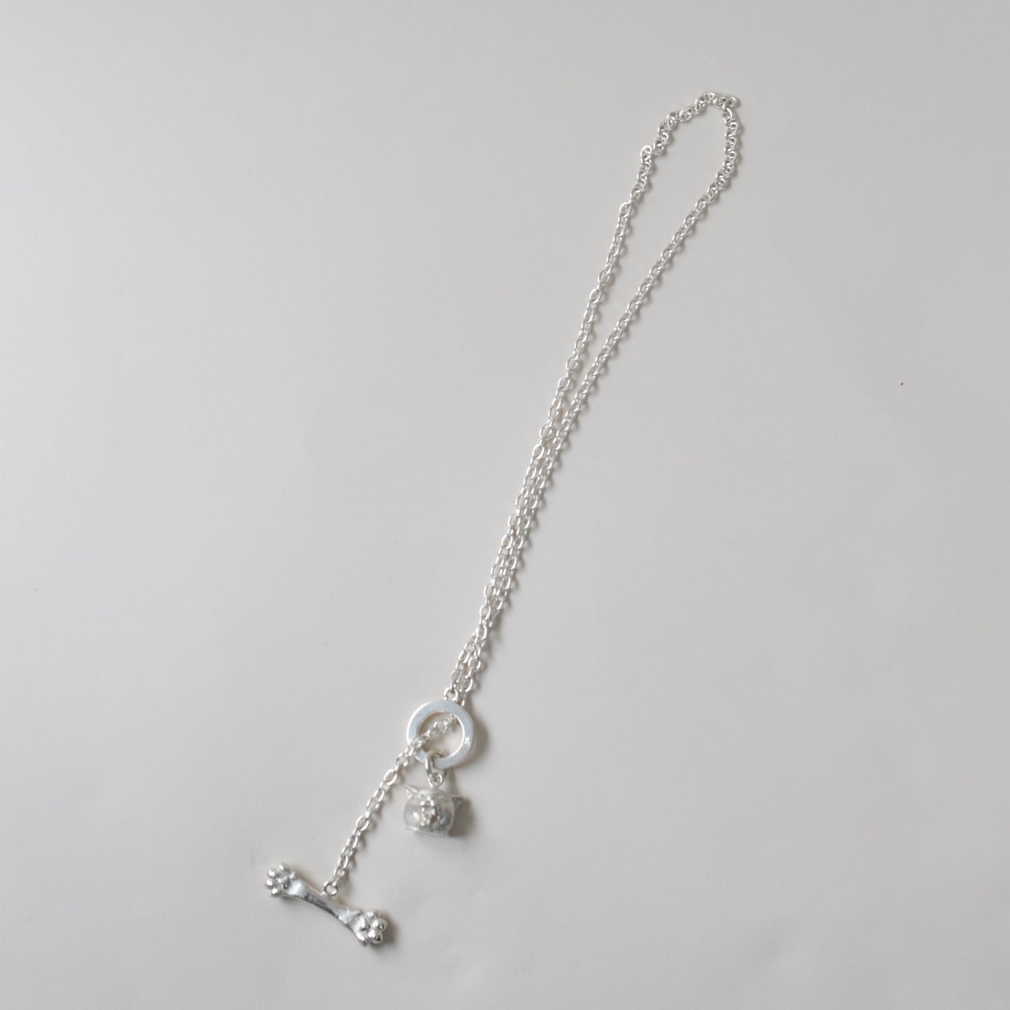 necklace talkative cat face ＆ claw