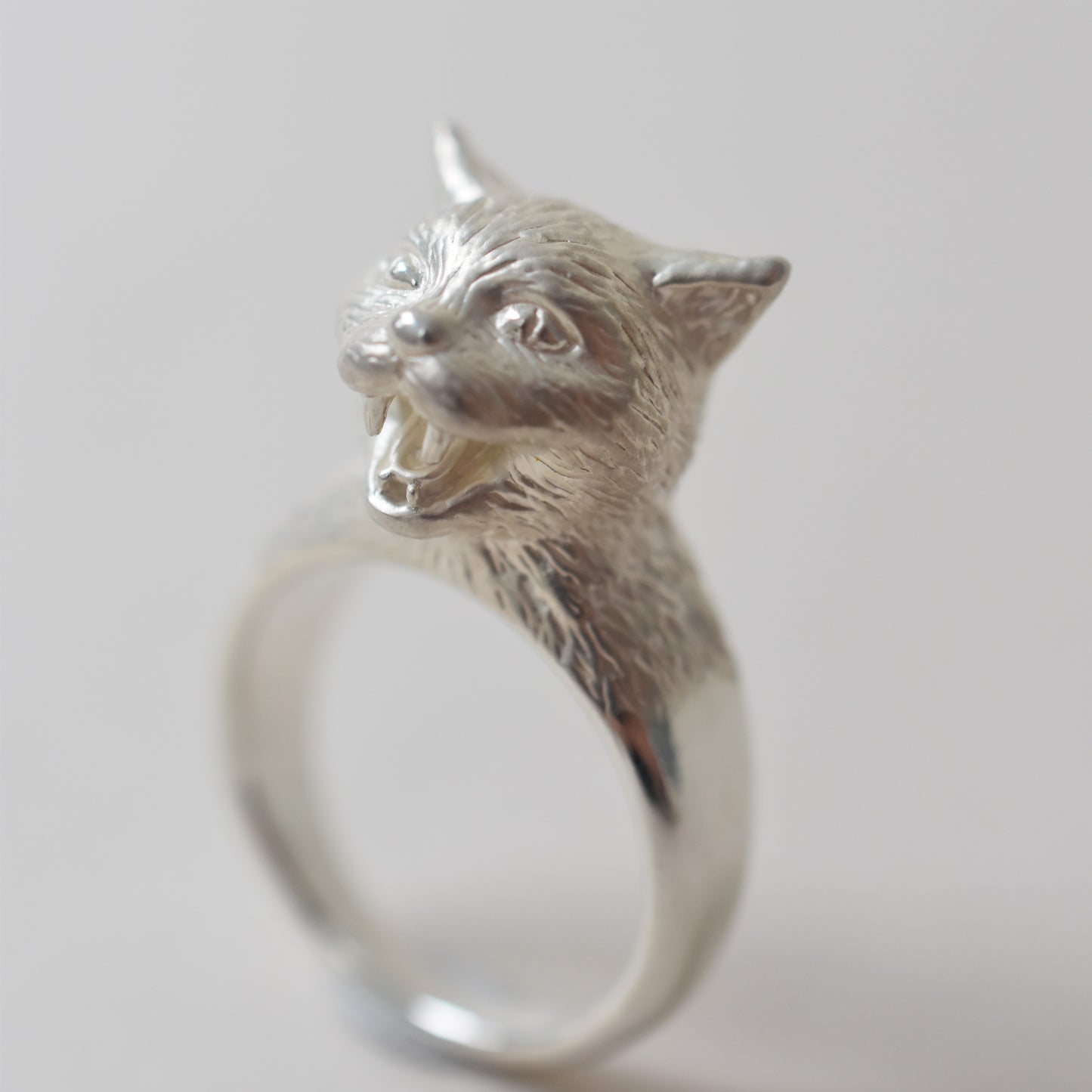 ring　talkative cat face