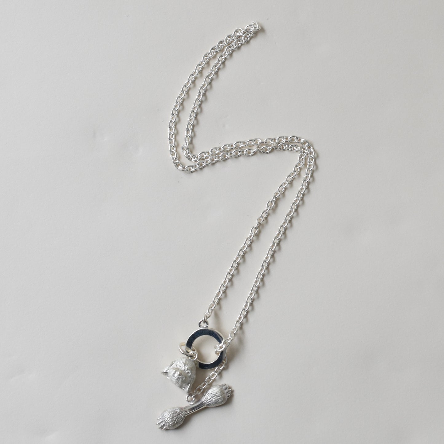 necklace puudle face ＆ claw