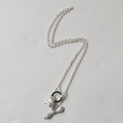 necklace puudle face ＆ claw